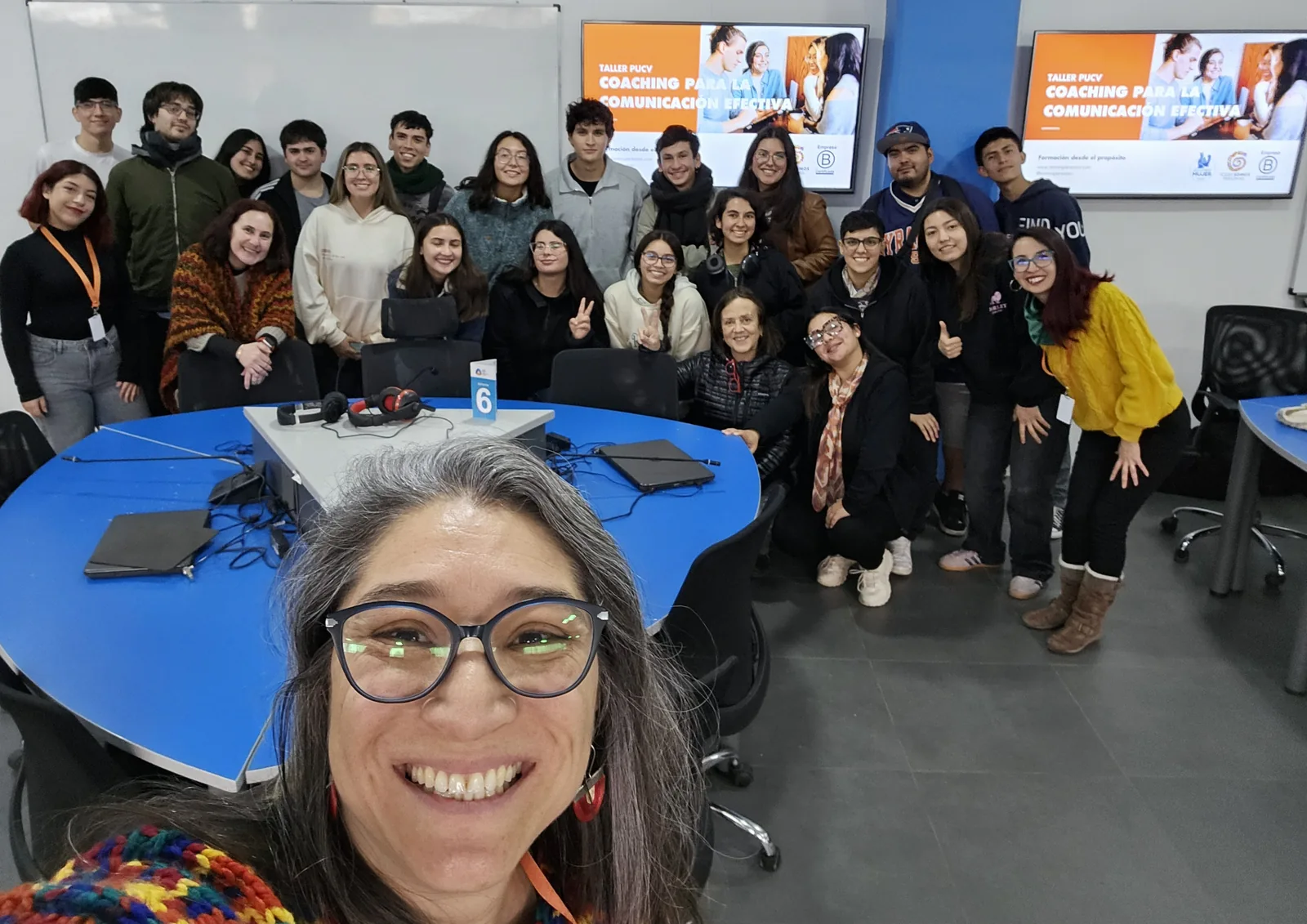 Experiencia de facilitación presencial y diálogo en una jornada de TSP.